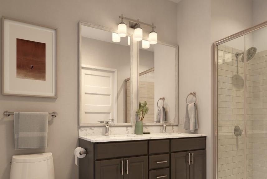 Westfield apartment bathroom